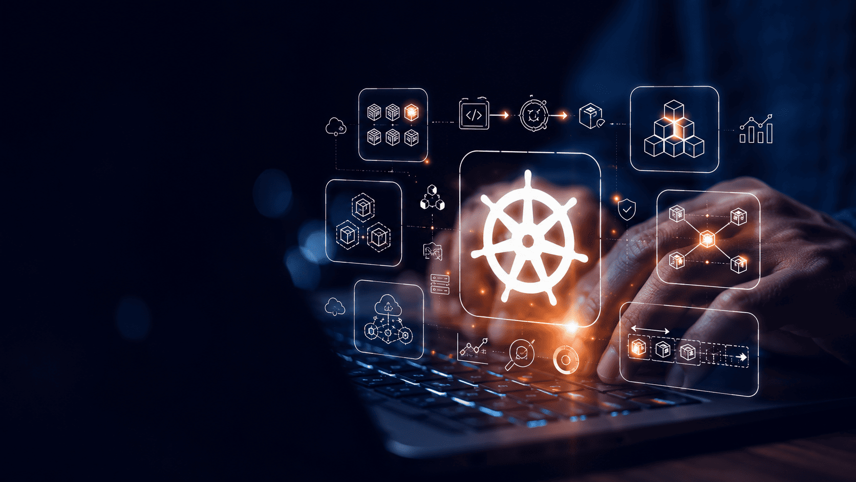 Kubernetes hero background