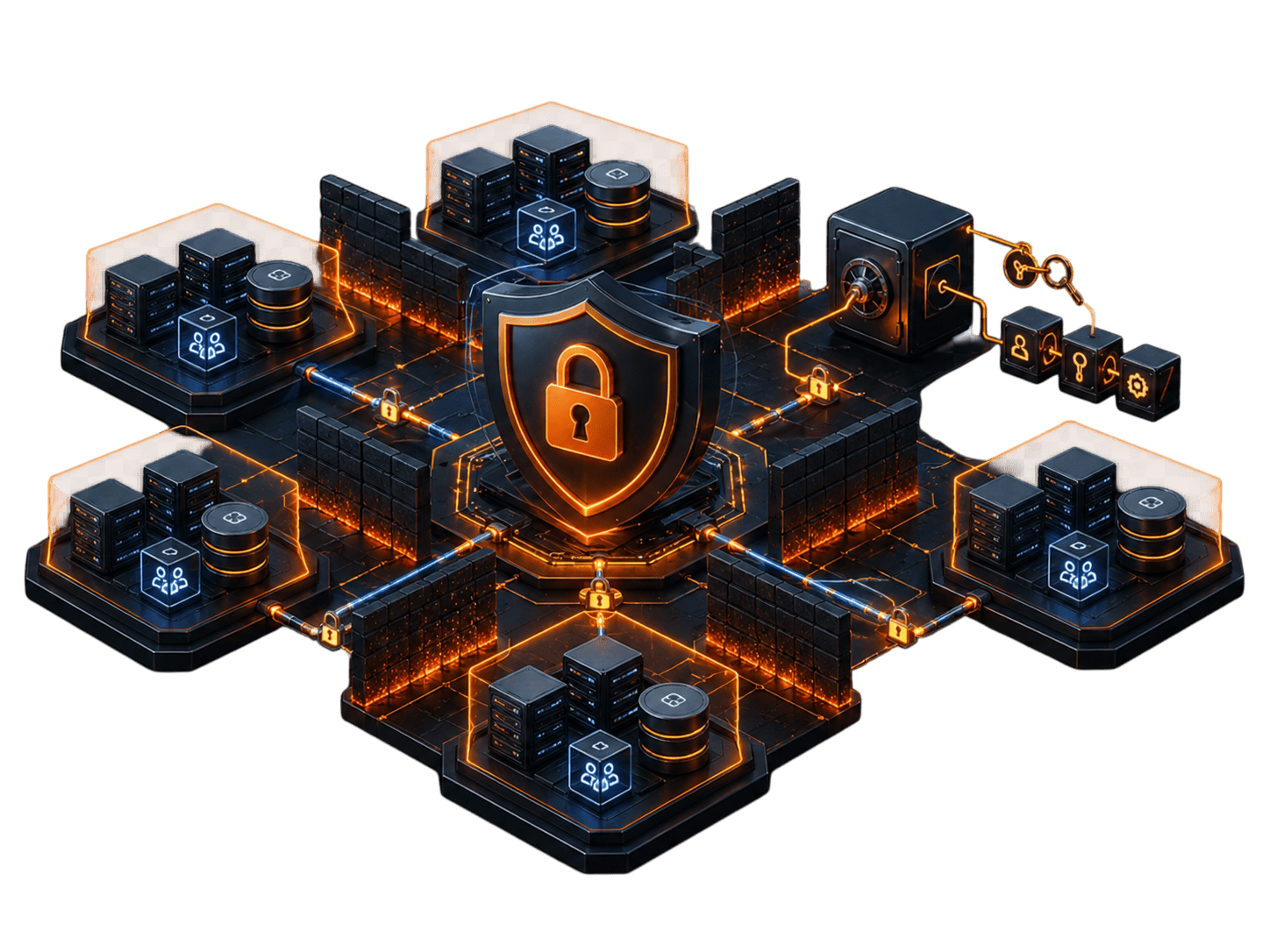 Multi-client hosting needs strong isolation and security illustration