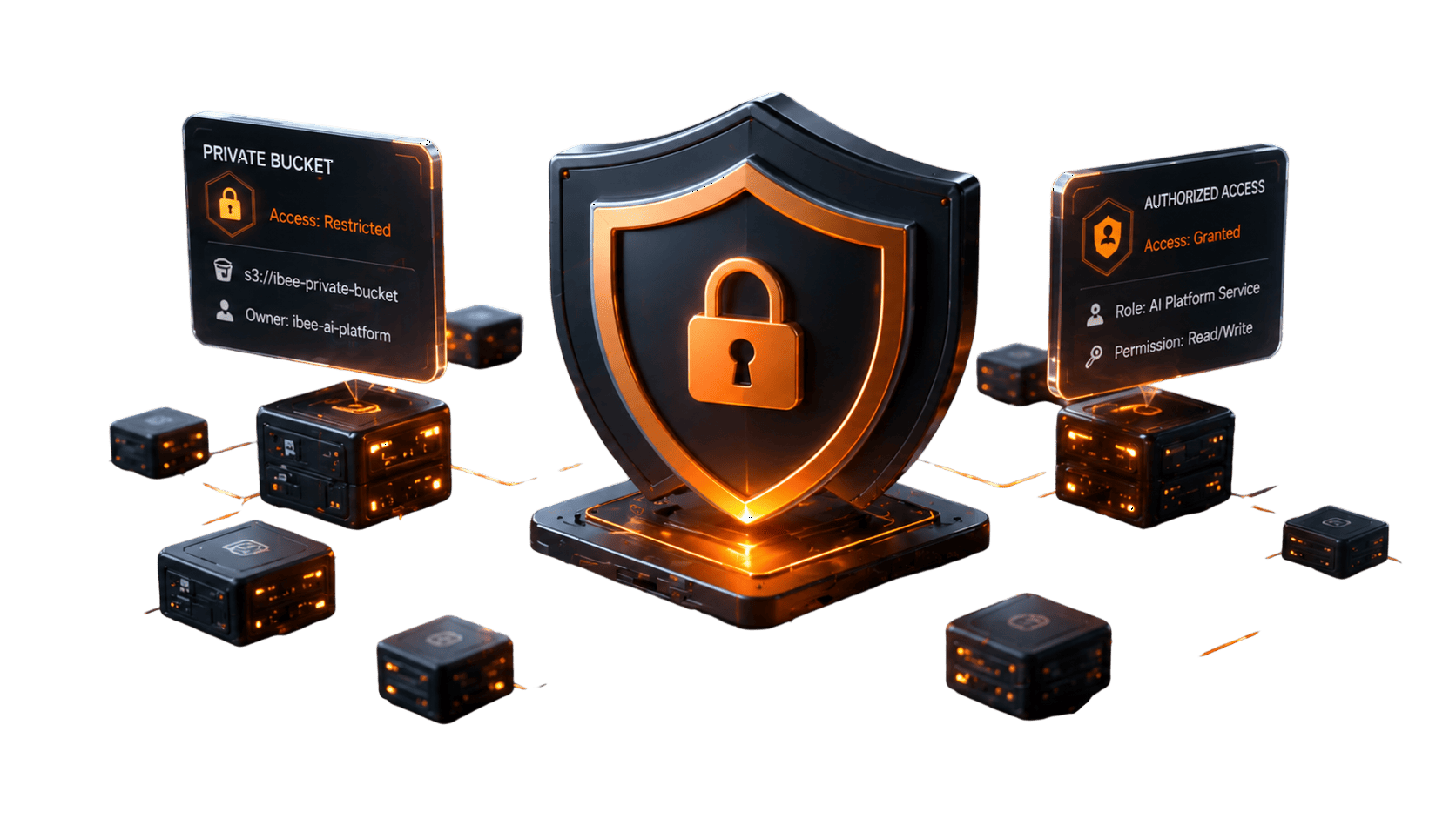 Security and access control become complicated illustration